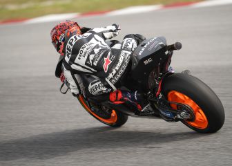 Resumen día 2 test de Sepang: Bastianini, de récord; Márquez se gusta en mojado