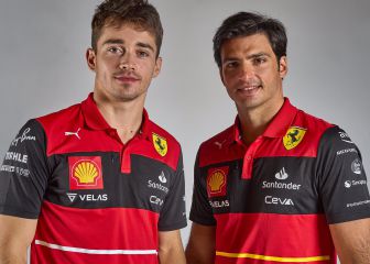 Ferrari presenta equipación con el Santander y Estrella Galicia entre los protagonistas