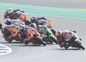 Migno gana por milésimas a Sergio García en una polémica carrera de Moto3