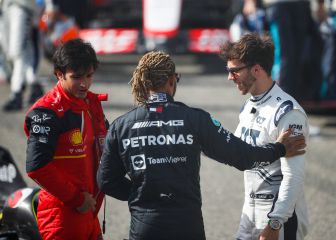 Hamilton responde a Sainz