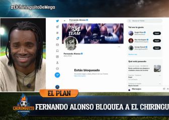Alonso perdona a El Chiringuito después de que se diesen cuenta en directo
