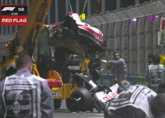 Feo accidente de Schumacher