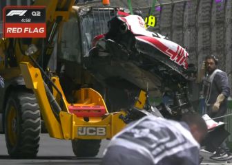 Así fue el fortísimo accidente de Mick Schumacher que paralizó la Fórmula 1 en Arabia Saudí