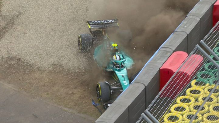 Dos accidentes, errores de Verstappen y una pole abierta