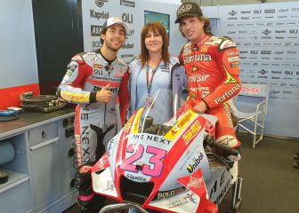 Feliz encuentro Bastianini-Elías en memoria de Gresini