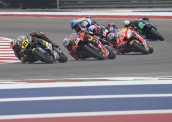 Remontada de Márquez, Bastianini primero y Rins segundo