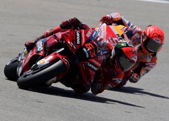 Pole con récord de Bagnaia y digno quinto de Márquez