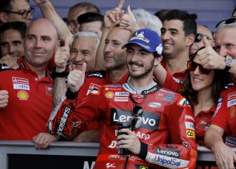 Las mejores imágenes de la victoria de Bagnaia en Jerez