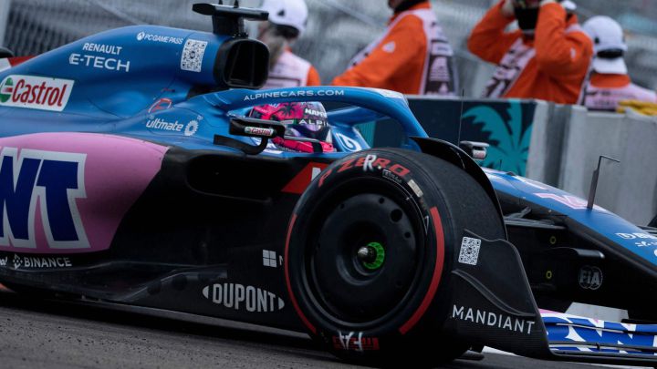 Fernando Alonso (Alpine A521). Miami. F1 2022.