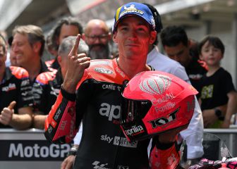 La pole de Aleix Espargaró en Montmeló en imágenes