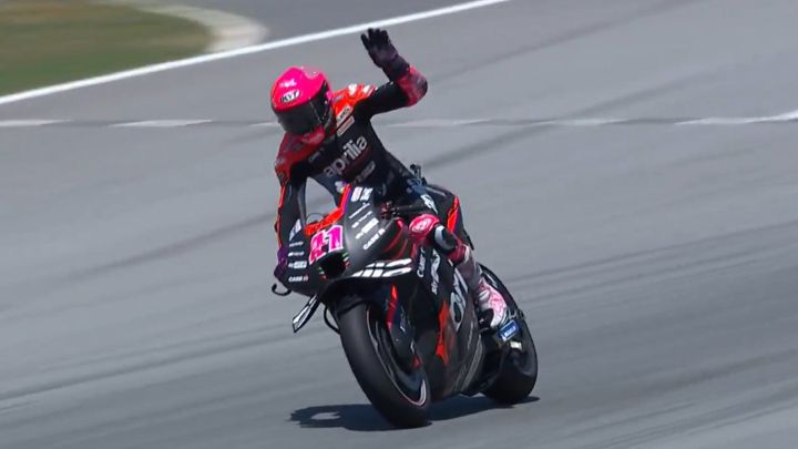 Así fue el error de Aleix Espargaró