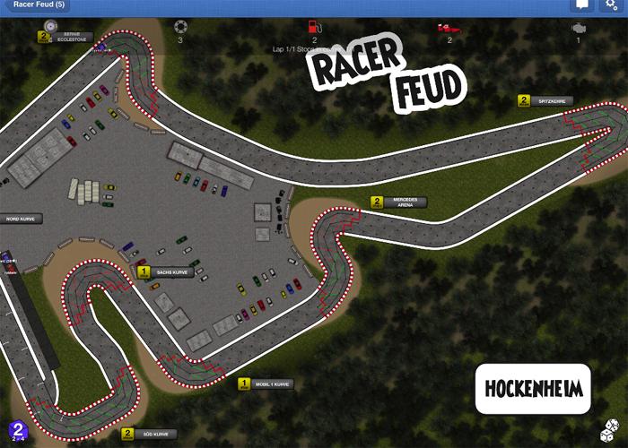 Racer Feud: juego estrategia basado en carreras de coches