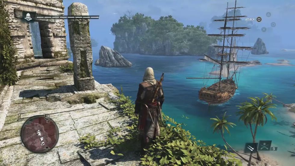 Gameplay de Assassin's Creed 4 de 14 minutos (vídeo)