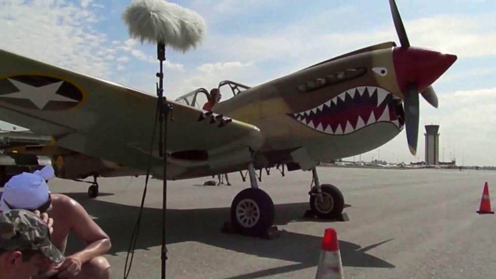 Sesión de captura de sonido con aviones reales de la WWII (vídeo)