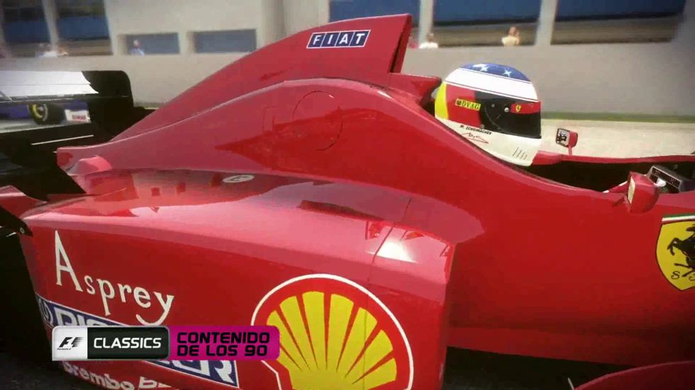 F1 2013: disponible el pack circuitos y coches de los años 90