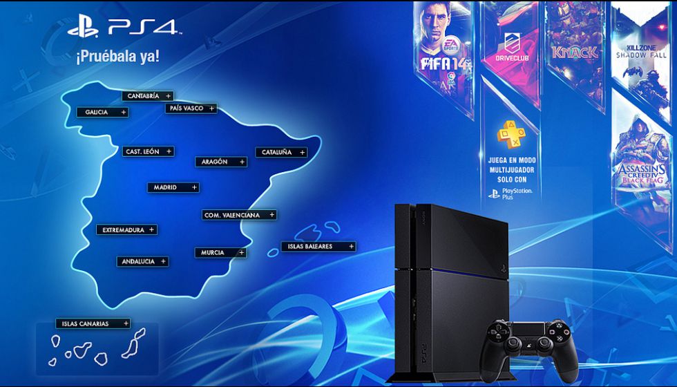 Campaña de Sony para que los usuarios prueben la PS4