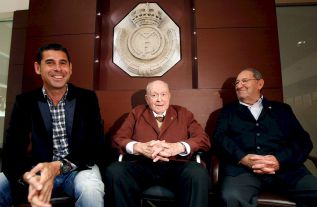 Reportaje de abril de 2014 con motivo de la final de Champions League.  Con Hierro y Gento.