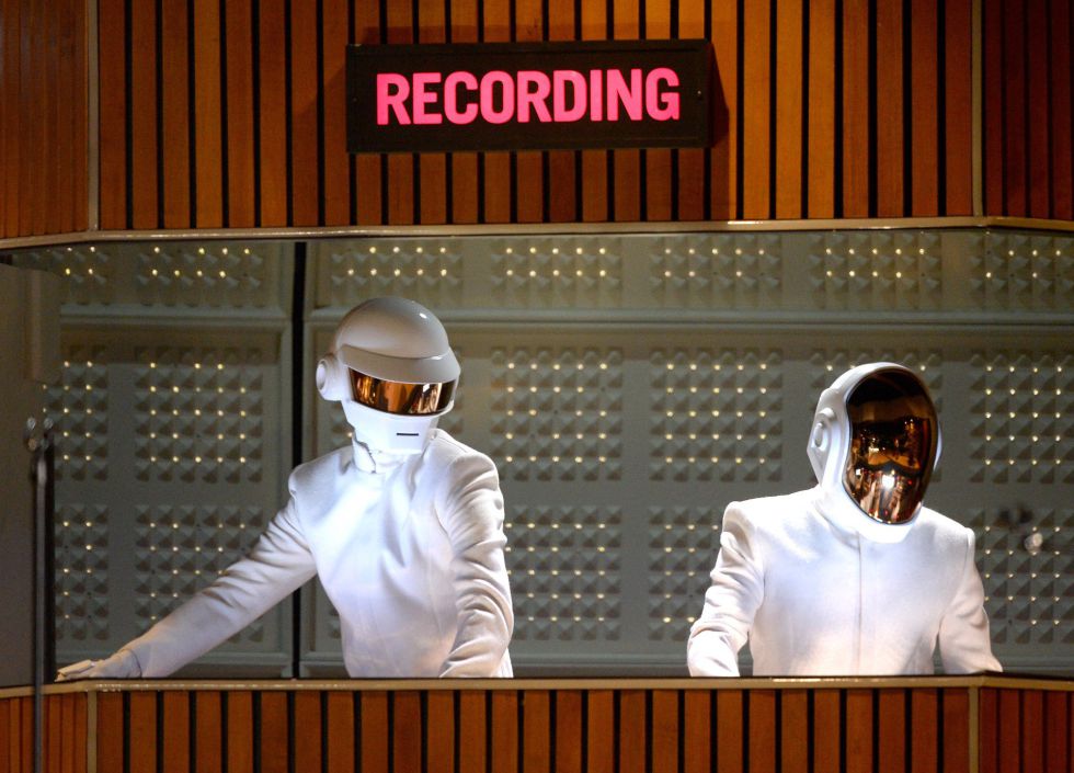 Los robots de Daft Punk, los más premiados en los Grammy