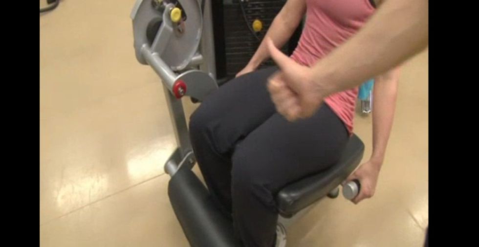 Extensiones de piernas para el cuádriceps femoral