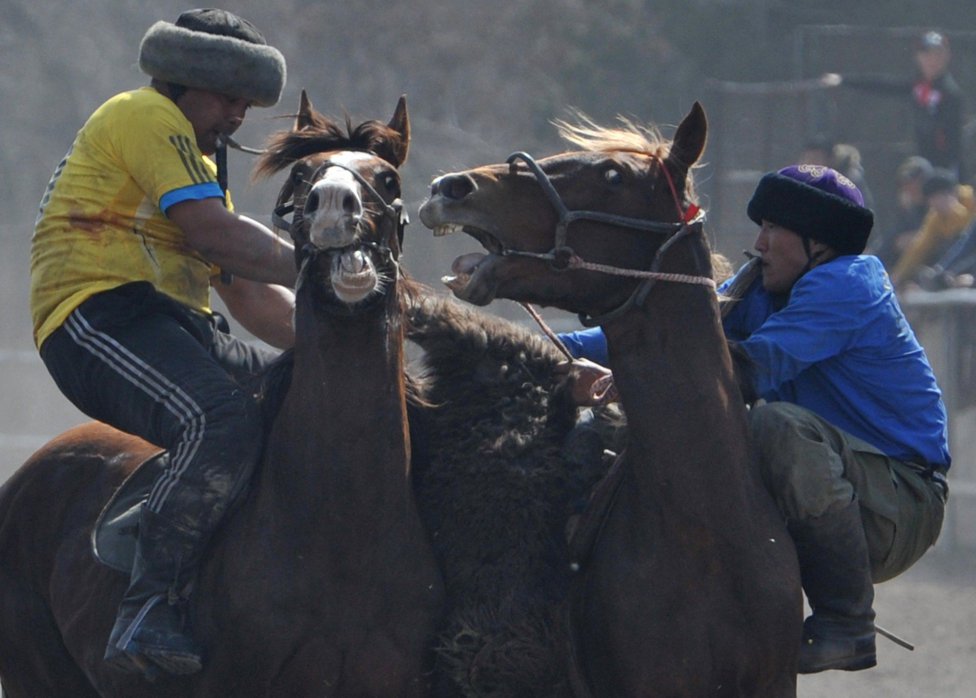 Kok-Boru deporte tradicional de Kirguistán