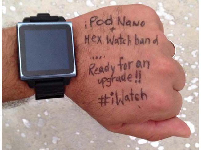 iPod Nano + banda de muñeca... Listos para una ampliación a iWatch