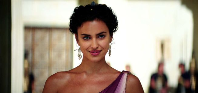 Irina en un primer plano de la película Hércules, donde interpretó el papel de Megara.