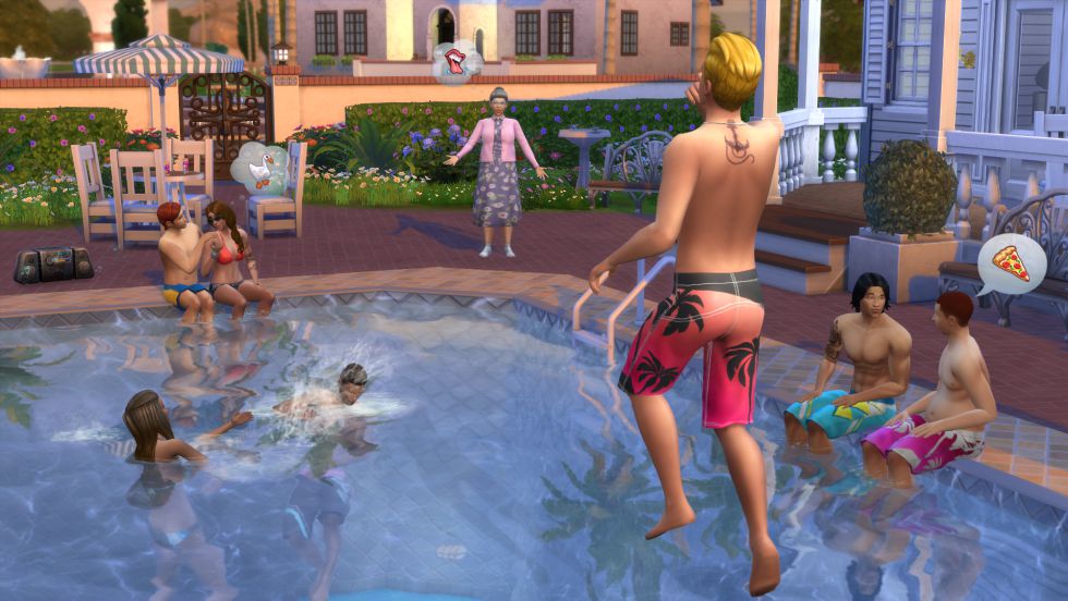 Las piscinas llegan a los Sims 4