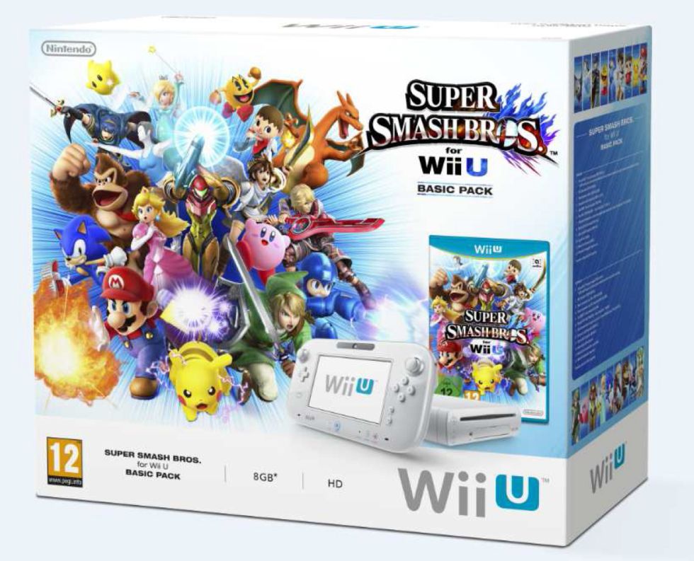 Para Navidad sale el pack básico de Wii U con Super Smash