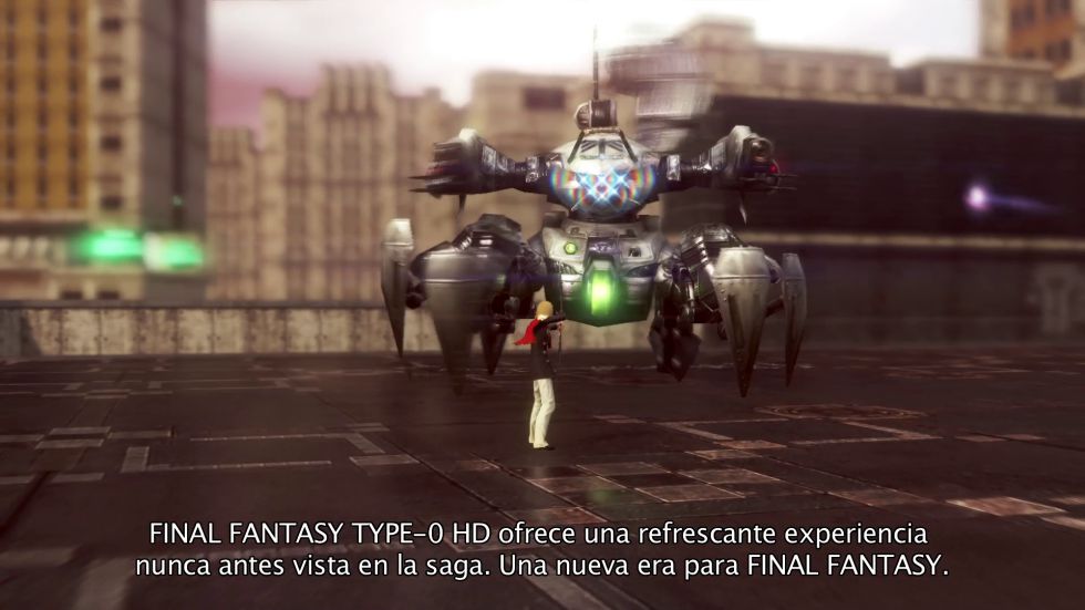 Final Fantasy Type 0: el entorno y la jugabilidad (vídeo)