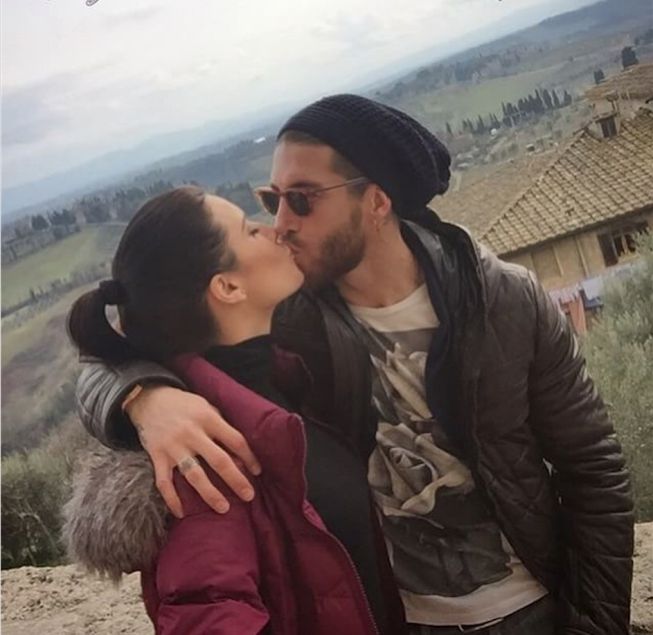 Fin de semana en Florencia de Sergio Ramos y Pilar Rubio