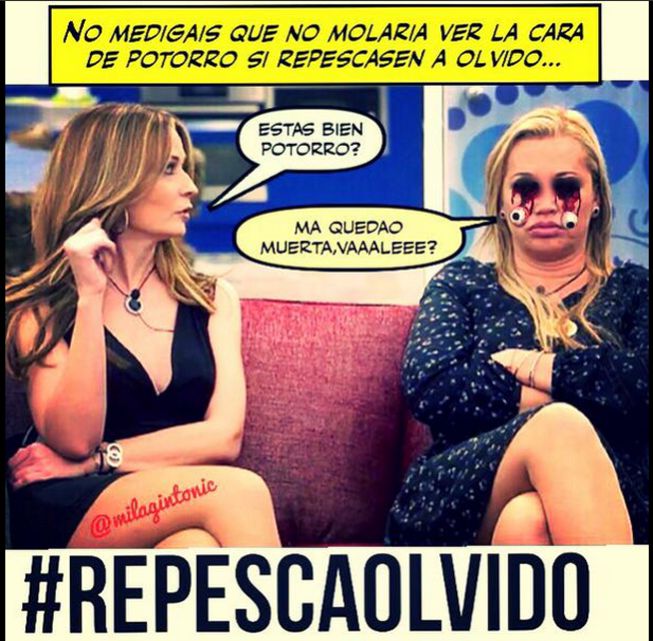 El desencuentro con la otra concursante Olvido Hormigos, dividió a la audiencia entre 'belenistas' y 'olvidistas'.