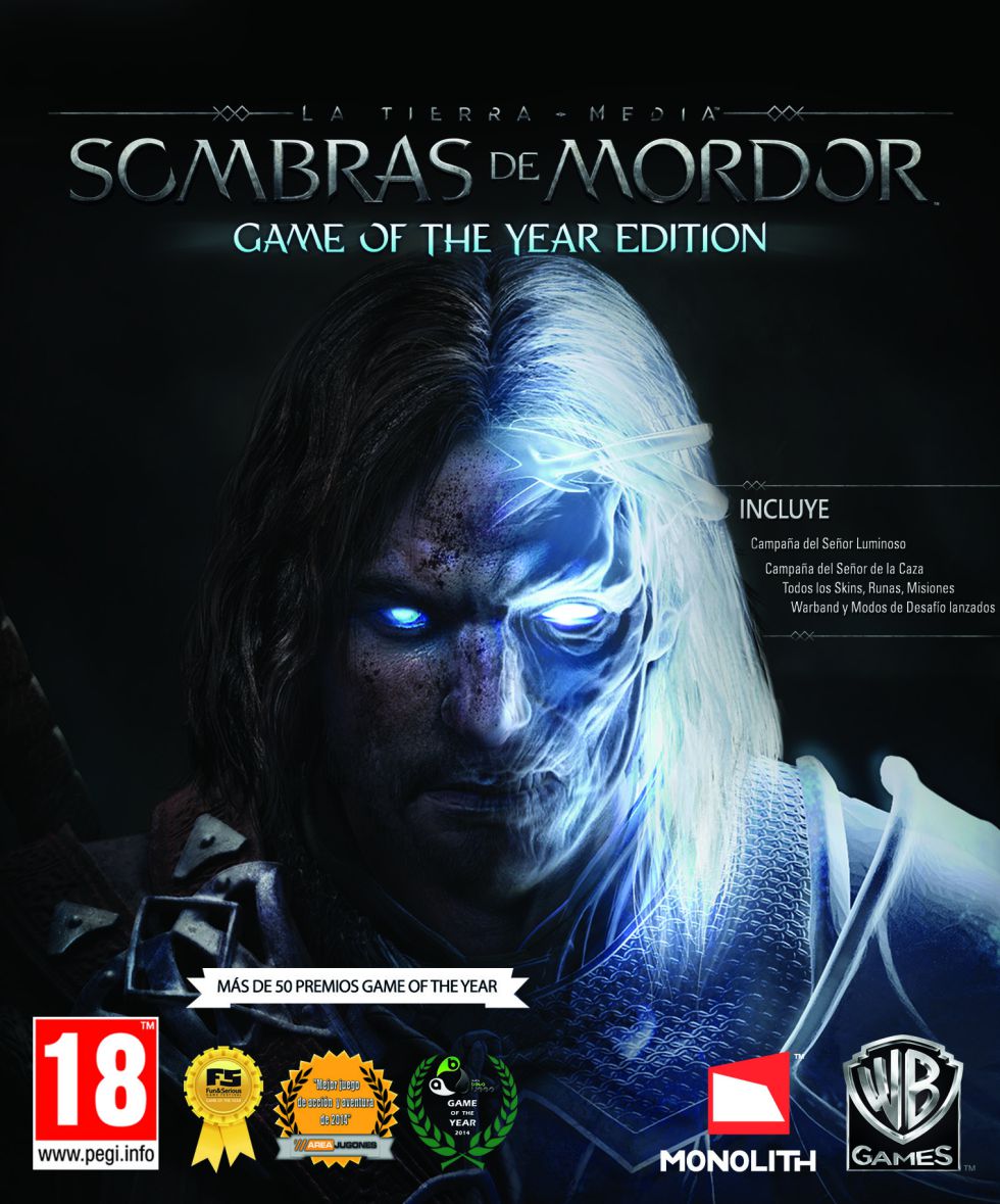 Sombras de Mordor Edición Game of the Year