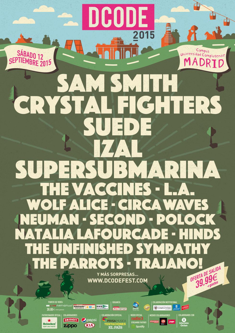 Sam Smith, por primera vez en España, en el Dcode 2015