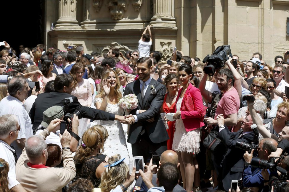 EL FUTBOLISTA FERNANDO LLORENTE SE CASA CON MARÍA LORENTE EN SAN SEBASTIÁN