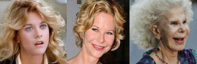 Hay quienes ya miran hacia un futuro probable. Si nadie pone remedio, Meg ryan podría acabar con un físico estilo 'Cayetana de Alba'.