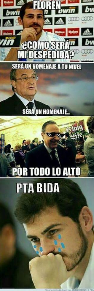 Los 'memes' de la salida de Iker Casillas del Real Madrid