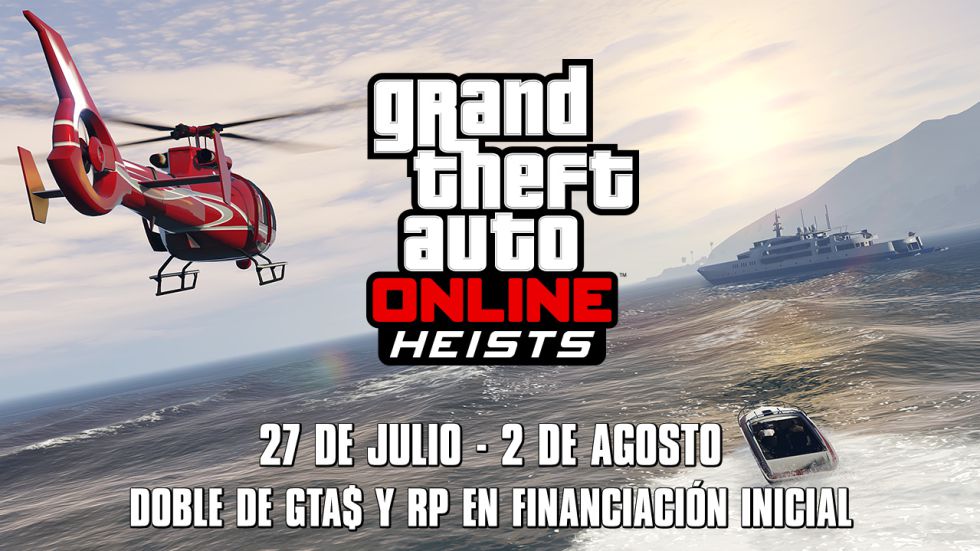 GTA Online: doble de RP y GTA$ en Financiación inicial
