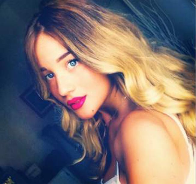 La bella Izabel Andrijanic en una captura de pantalla de su cuenta de Instagram (que permanece privada).