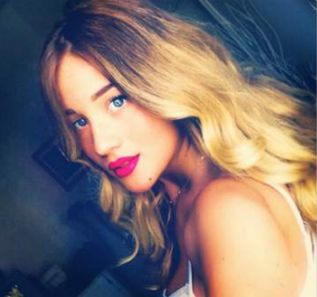 La bella Izabel Andrijanic en una captura de pantalla de su cuenta de Instagram (que permanece privada).