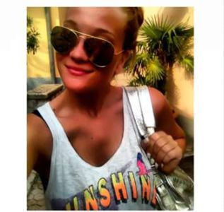 La bella Izabel Andrijanic en una captura de pantalla de su cuenta de Instagram (que permanece privada).