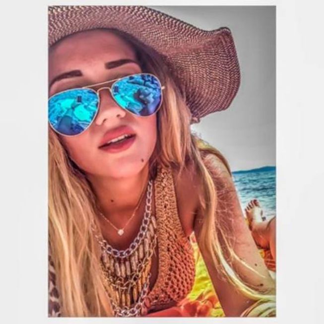 La bella Izabel Andrijanic en una captura de pantalla de su cuenta de Instagram (que permanece privada).