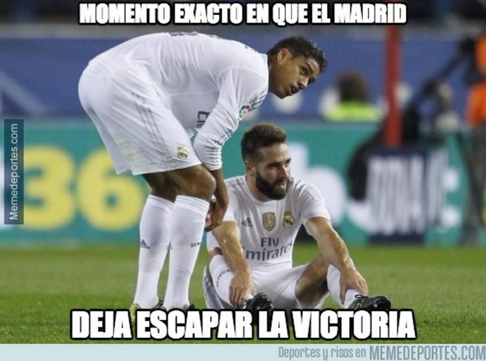 Los memes más divertidos del Atlético vs Real Madrid