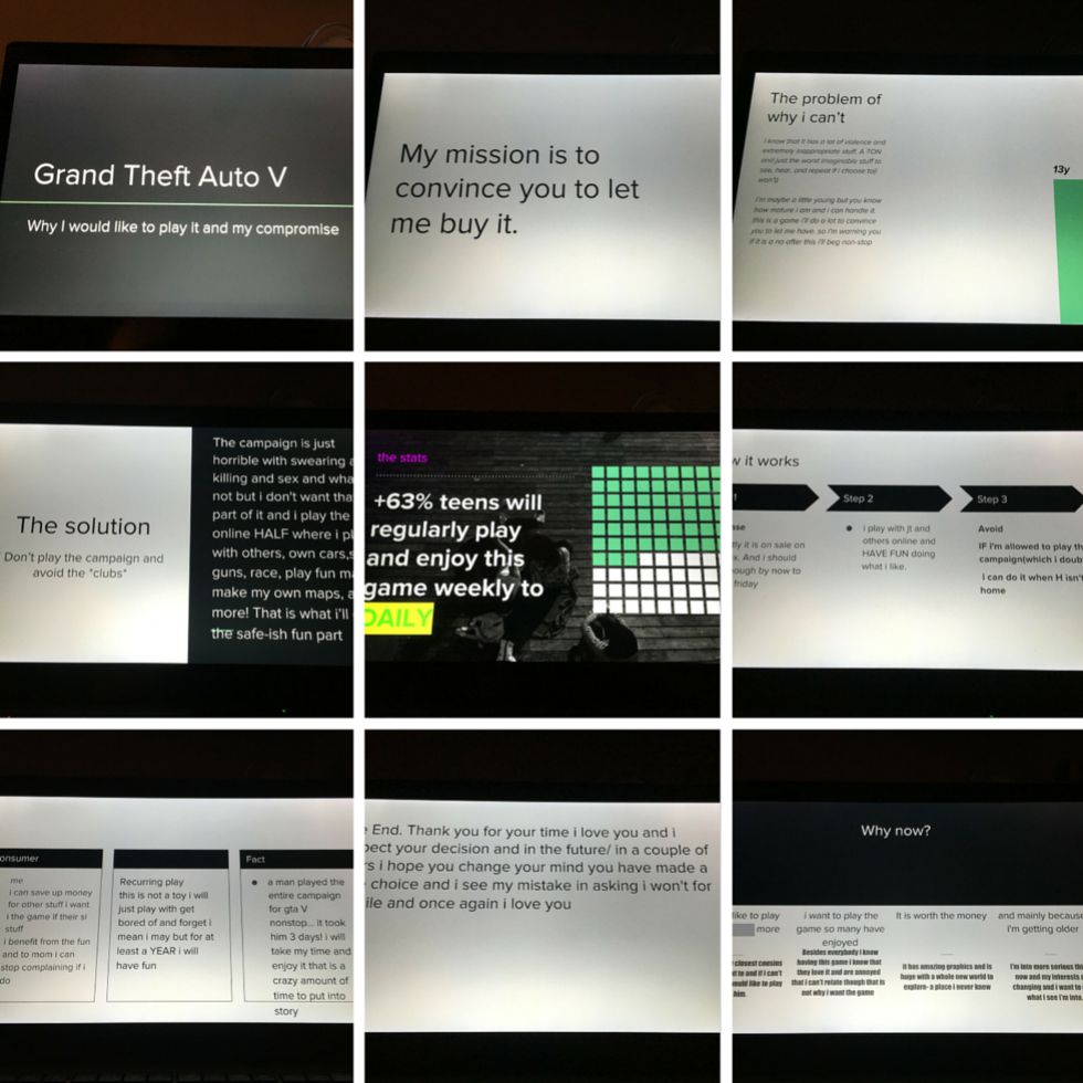 Hace un PowerPoint para que sus padres le compren el GTA V