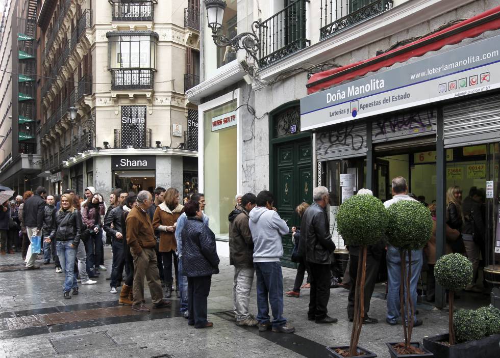 Buscando El Gordo: de las
colas a la venta por Internet