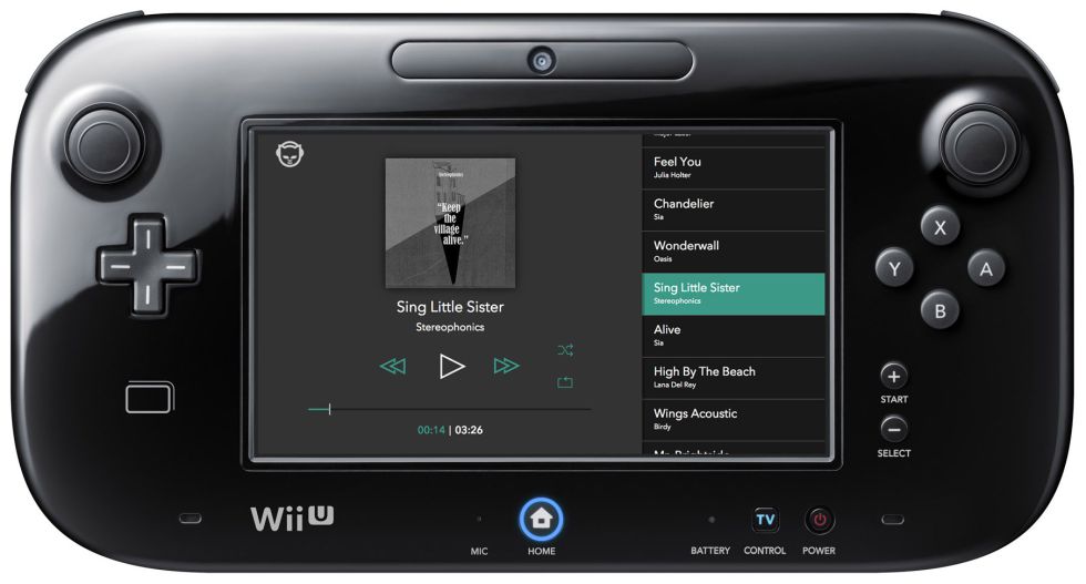Napster lleva sus más de 34 millones de canciones a Wii U