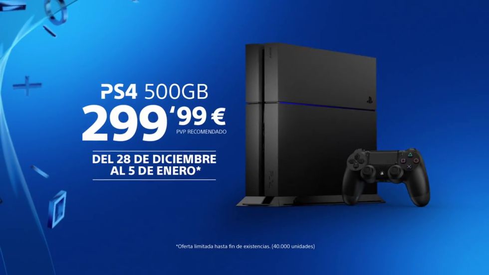 PS4 y Xbox One bajan de precio de cara a Reyes: 299,99€