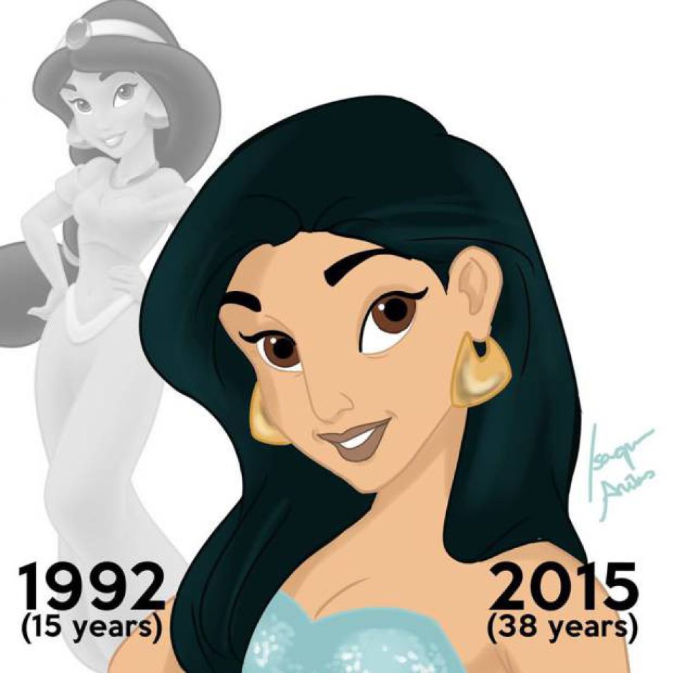 Jazmín tendría ya 38 años, puesto que fue creada en 1992, como una joven quinceañera.