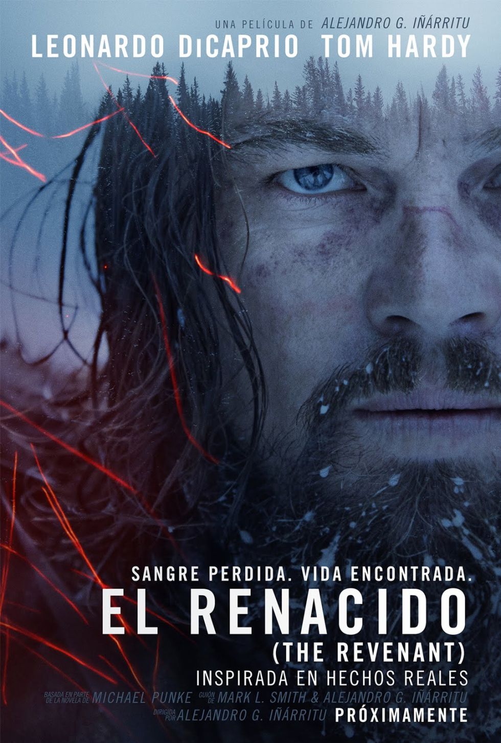 El renacido, cartel del estreno