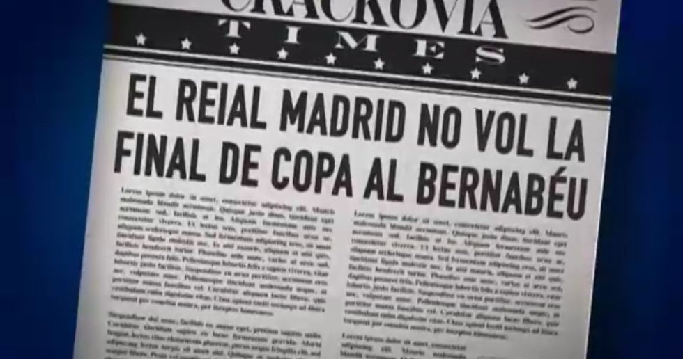 Así parodió 'Crakòvia' el anuncio sobre la Final de Copa del Rey