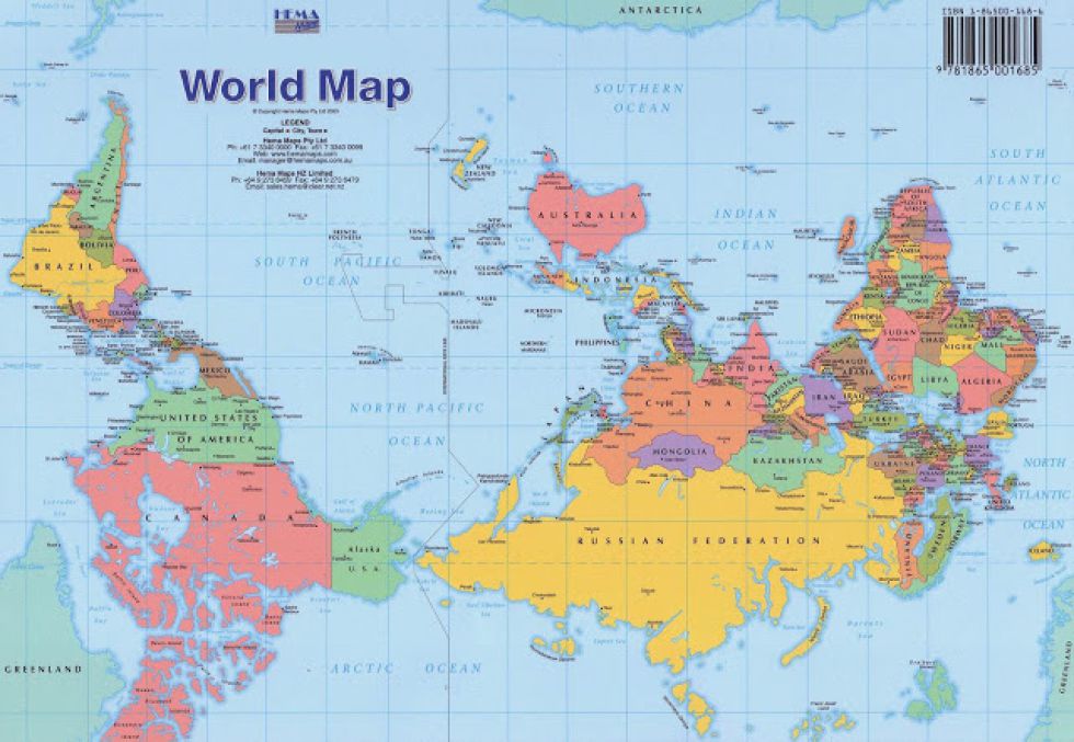 ¿Encontraría Australia en este mapa 'el pequeño' Nicolás?